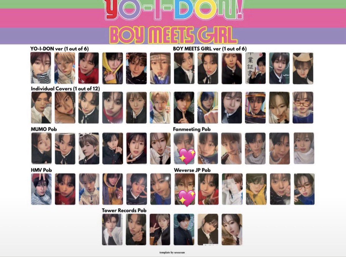 siowoohe's tweet photo. nctwish YO-I-DON! BOY MEETS GIRL トレカ 交換 買取

譲:赤点のもの(点の数が個数になります)

求:未使用シリアルor💖のシオン＞シオン   買取

めざまし ガルアワ  8/16  都内手渡し 郵送希望です＞ꇴ＜🎵

条件合う方居ましたらお気軽にDMお願いします💌 https://t.co/RtWPbMyWVI