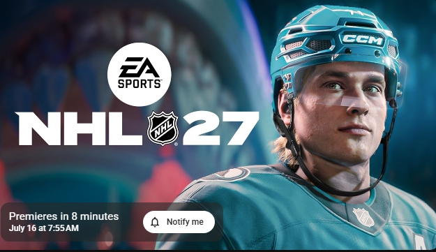 SharkCityHockey's tweet photo. First look at Macklin Celebrini in NHL 27.
Trailer premieres soon! #SJSharks https://t.co/AbPCMe89OV