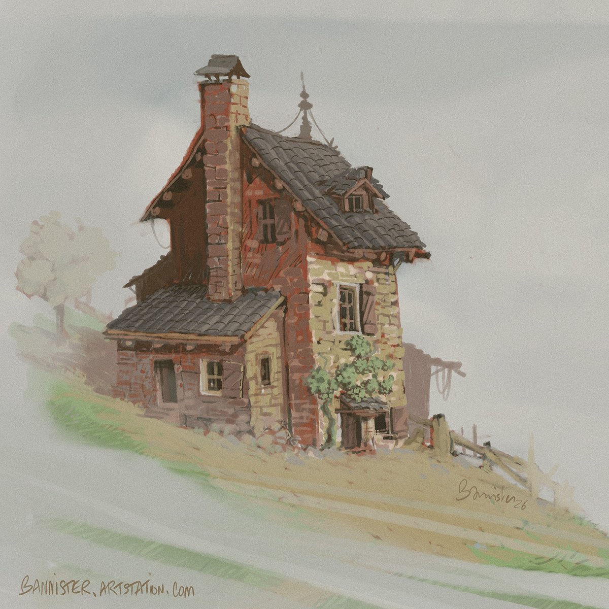 bannister01's tweet photo. Hey, late #portfolioday !
My name's Nicolas Bannister, I am a concept artist for films and TV (animation and live action). I specialize in vehicles but I can do other things. too. ^^ https://t.co/4eHQpjE1C5