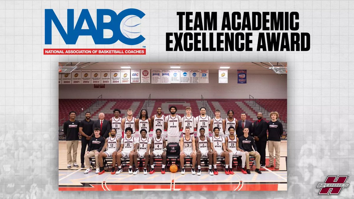 ReddiesMBB's tweet photo. NEWS | Men's Basketball Honored With NABC Academic Excellence Award

📝>> https://t.co/72s28nOdUL https://t.co/UG7hYNe0RT