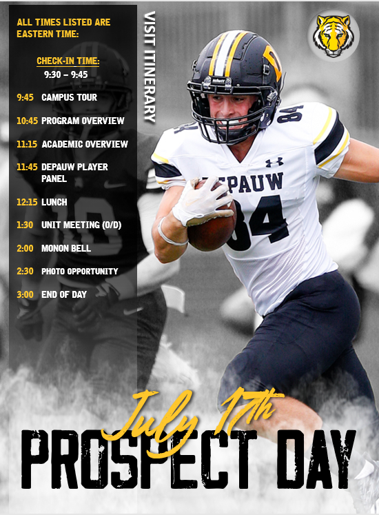 JacksonblakeDa1's tweet photo. Honored and excited to be on @DePauwTigersFB  campus tomorrow! @NOHSFball @BDRoberts20 @CoachDHyatt @cleats2whistle https://t.co/Mw1ho2nyJS