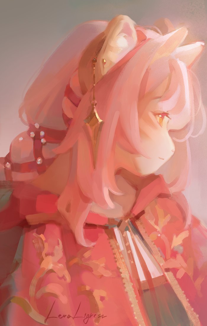 LLigress's tweet photo. I'm having so much fun drawing her https://t.co/VMFkAzdlQY
