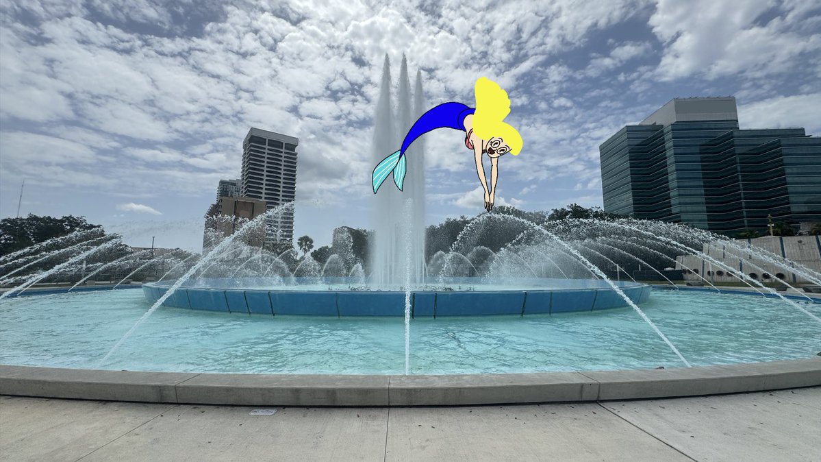 RhombusArtistic's tweet photo. Happy 7th Anniversary!
Amelia The Mermaid, Jumping Into The Friendship Fountain
#Memaids #AmeliaTheMermaid #friendshipfountain #cute #RhombusOC https://t.co/WOX2fqCext