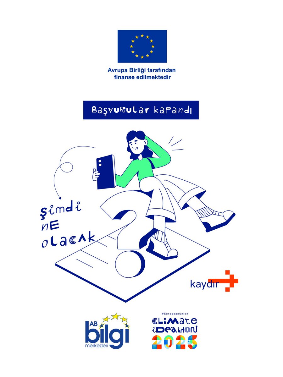 EUDelegationTur's tweet photo. Applications are now closed. What happens next? 🌍

We received applications from across Türkiye for the EU Climate Ideathon 2026.

Thank you to everyone who applied.

📩 All applicants will be notified by email on 20 July, regardless of the outcome.
🇪🇺🇹🇷 https://t.co/725H6XQQBb