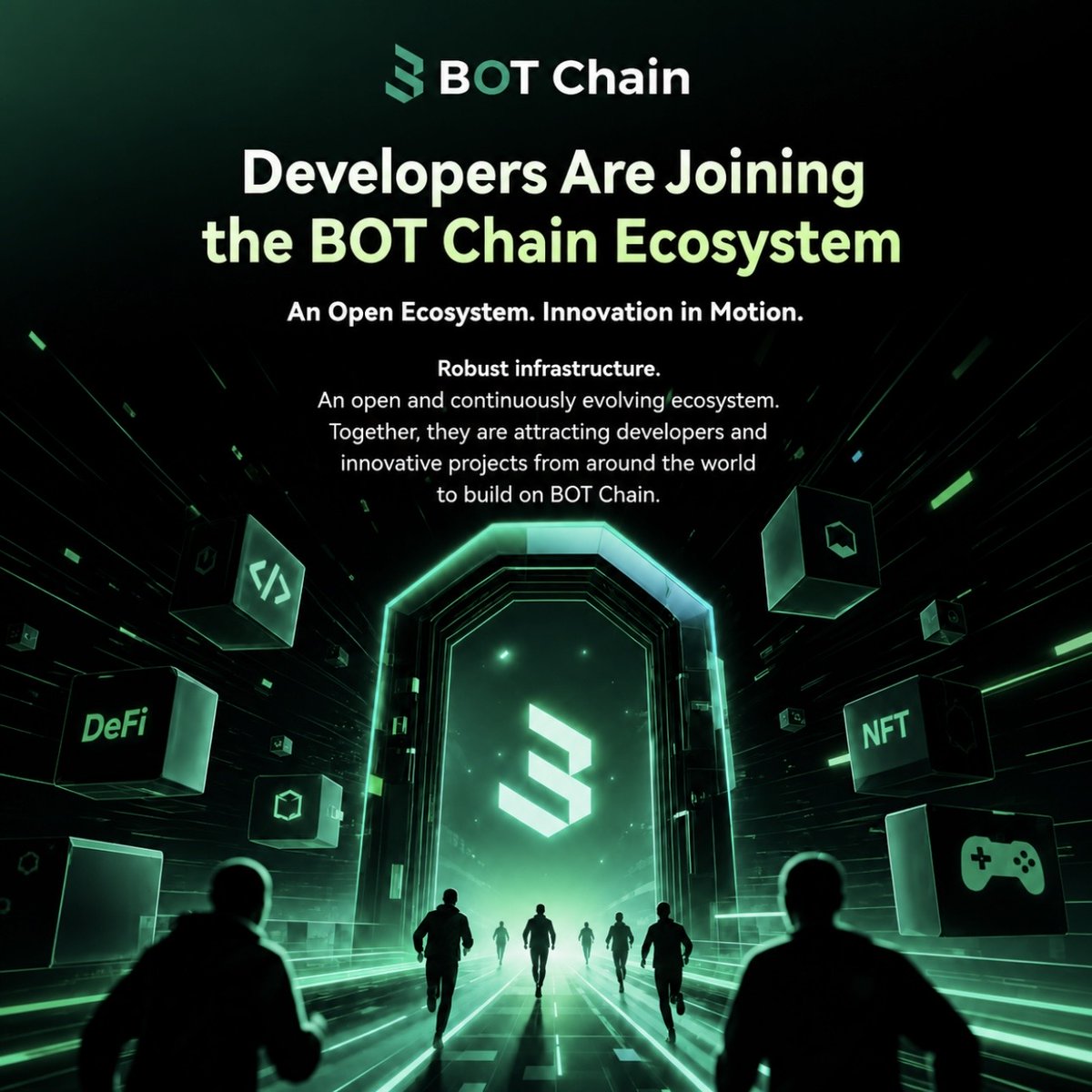 BOTChain_ai's tweet photo. 🌐 An ecosystem grows because people keep building.

More developers are joining BOT Chain to explore new ideas, launch applications, and shape the future of AI-native infrastructure.

This is just the beginning. 🚀 https://t.co/3X1CcZ7QPO