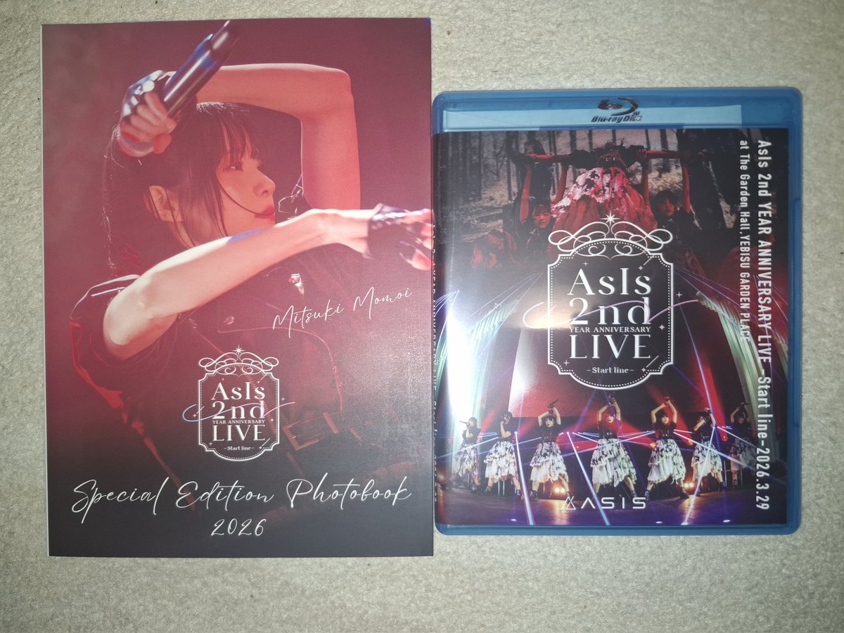 アズイズ 桃井美月 ベンライト アットジャム @JAM AsIsから円盤届きました🎵 後でじっくり観よう #AsIs #桃井美月