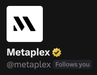 Metaplex tweet media