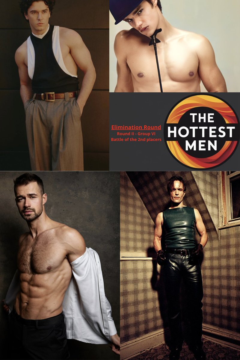 TheHottestMen_'s tweet photo. Round II - Group VI: Battle of the 2nd Placers - Elimination Round:
Time to vote: until Friday 17 π₯
#BelmontCameli #FernandoLindez #FilipOlsavsky #RobertPattinson https://t.co/QtiwBRnYTZ