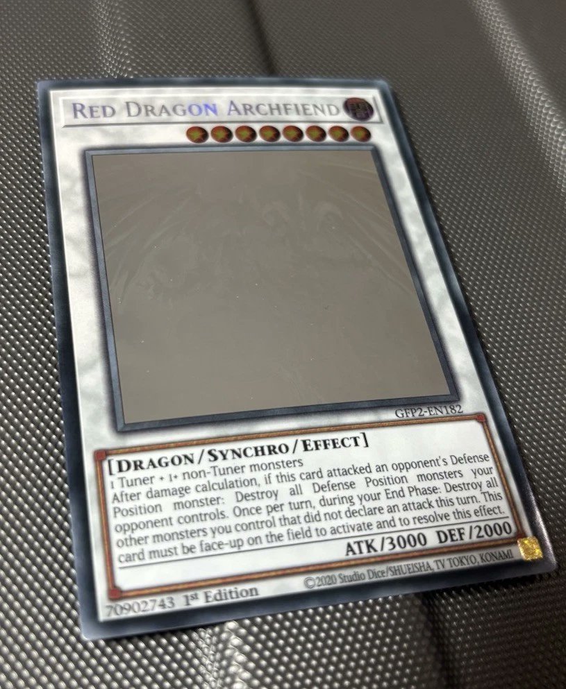 TradingYugioh's tweet photo. Yu-Gi-Oh Ghost Rare Red Dragon Archfiend 1st Edition GFP2-EN182

Ends Sunday

#ad #yugioh #YuGiOhTCG

https://t.co/R8UlwtBGL9 https://t.co/ydH6pskaUk