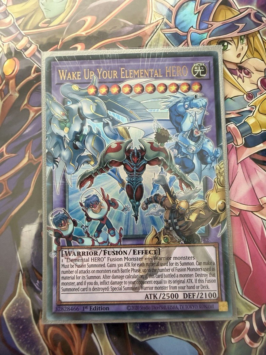 TradingYugioh's tweet photo. Yu-Gi-Oh! Wake Up Your Elemental Hero Full Art RA05-EN142 Ultra Rare

Ends Sunday

#ad #yugioh #YuGiOhTCG

https://t.co/erbPU54QWG https://t.co/I0ljviLbe5