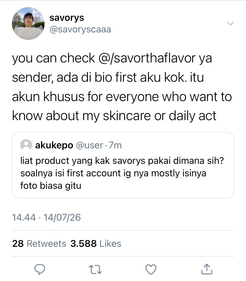 vosjadee's tweet photo. take a look user @/savorthaflavor 👀
(incase ada yang mau tau isi content savo di ig nya) https://t.co/y29HSd6uwQ