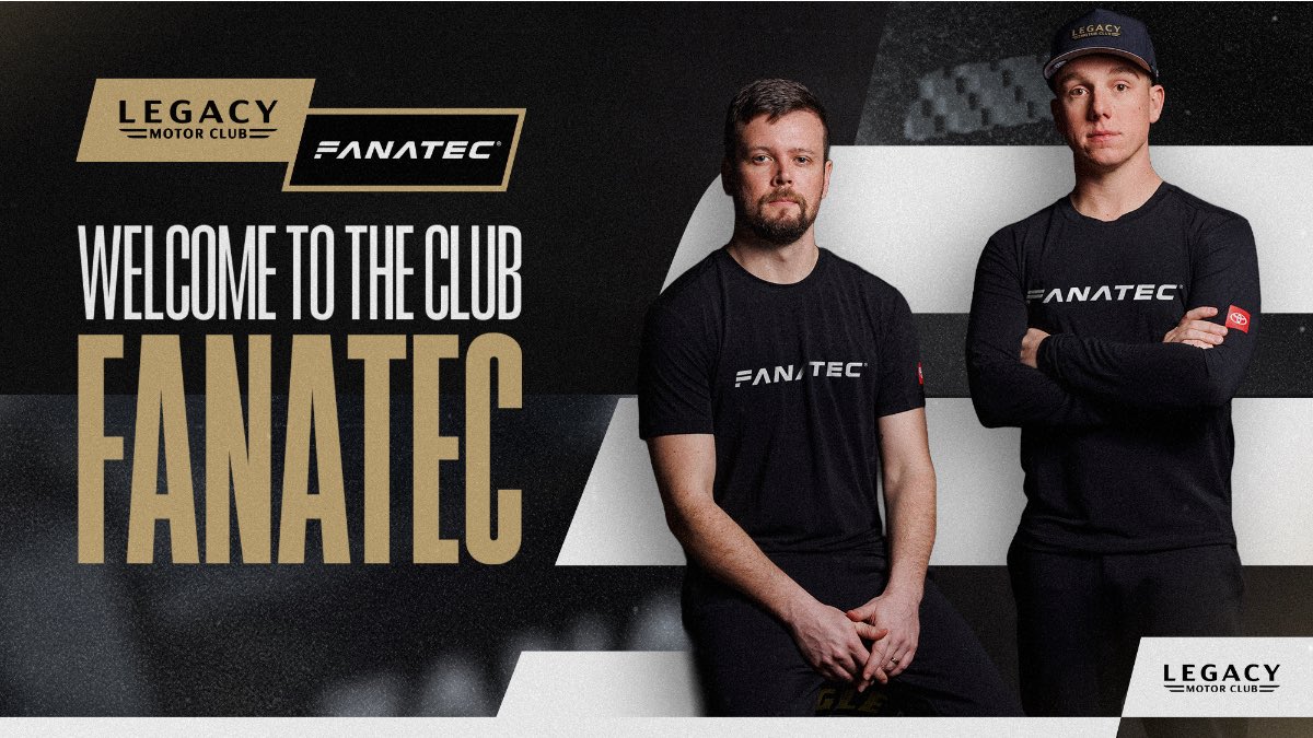 joe_srigley's tweet photo. #NASCAR… @Fanatec, a global leader in sim racing hardware, will partner with @LEGACYMotorClub in 2026/2027, appearing on @JHNemechek’s No. 42 at five select events. https://t.co/gLq1xOQfYe