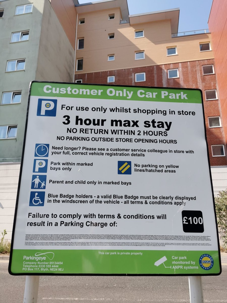 lakesidepoole's tweet photo. @asdaprteam please don't BATTER us, the car park is for General Public use, planning conditions 2004 &amp; Sec106. Family business since 1987. We may have to close sundays 😕 customers are being fined, please reconsider the restrictions. @parkingeye @asdaprteam @NeilForPoole https://t.co/wDMXsdwRzP