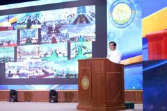 minkhaung404's tweet photo. President U Min Aung Hlaing attended and addressed the grand opening of the Institute of Nursing (Nay Pyi Taw) alongside several regional and state nursing institutes, marking a key expansion in national healthcare training. #Myanmar #HealthcareDevelopment #Nursing https://t.co/36uMZZ08SX