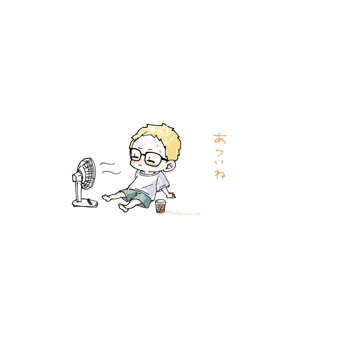 373_kawaii141's tweet photo. 暑さに弱い🌙 https://t.co/9JTxXDcoW3