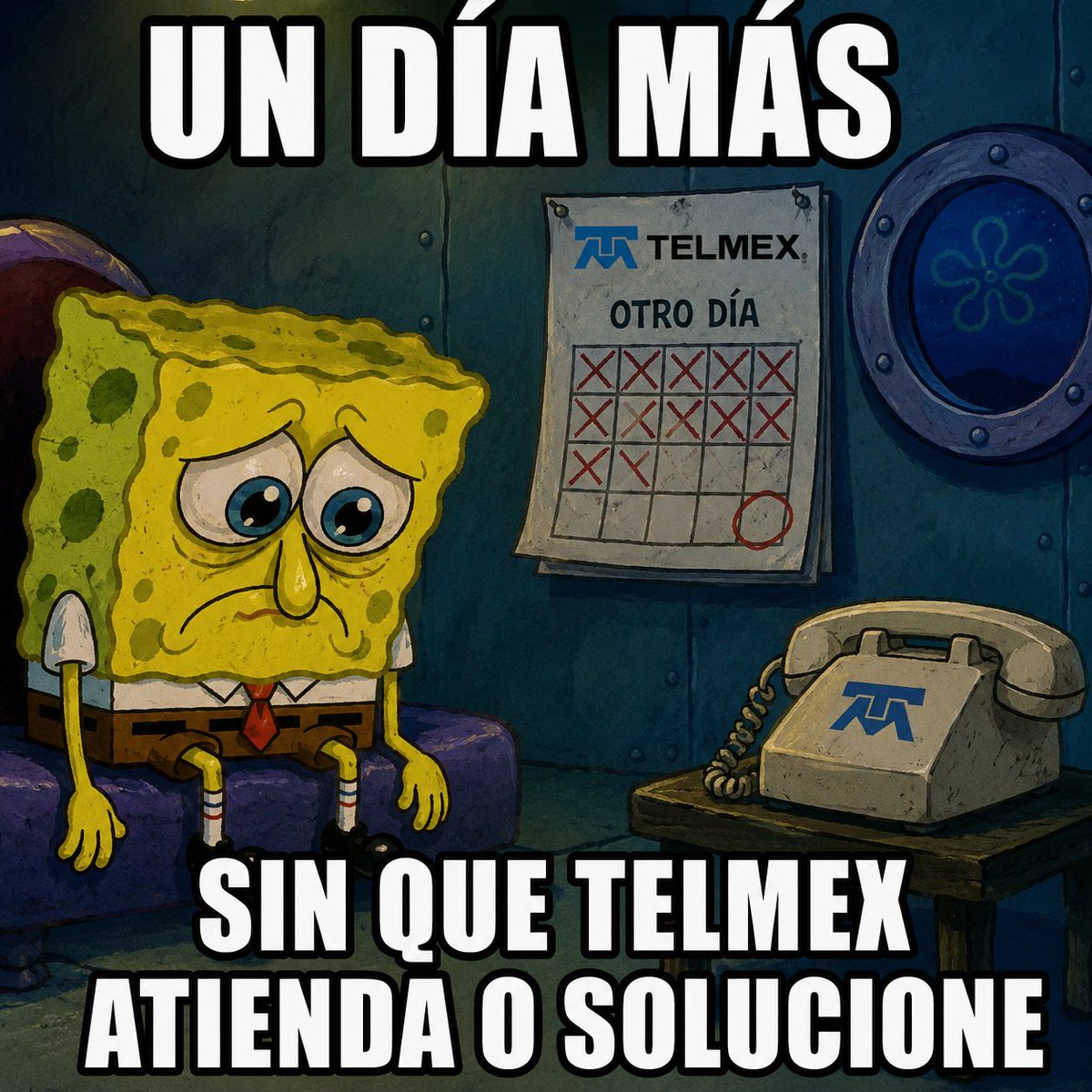 CrispyJones's tweet photo. Un día más sin solución por parte de @TELMEXSoluciona . Ya agotamos la paciencia, las llamadas y los reportes. Ahora toca acudir a @Profeco. Porque un buen servicio no debería ser un favor, sino una obligación. #Telmex #PROFECO #ServicioAlCliente https://t.co/1L2BOXTWF9