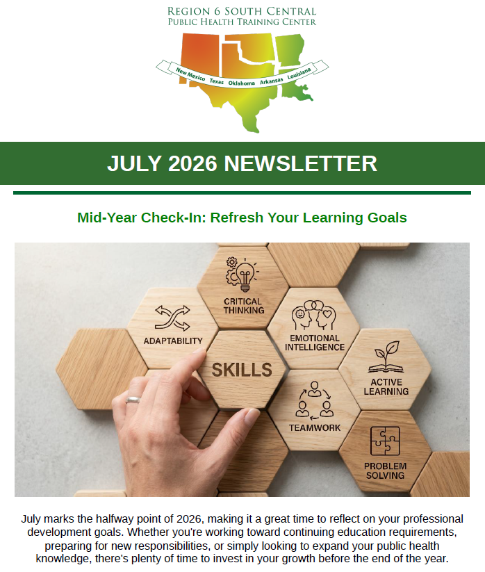 SCPHTC's tweet photo. Read the July 2026 @Region6PHTC Newsletter here: https://t.co/938iqYTpcp https://t.co/ruH4CJ7p1C