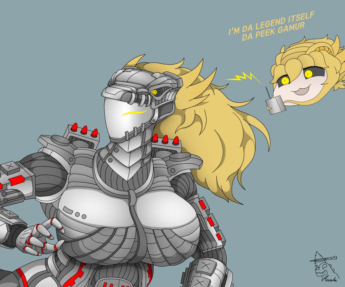 MeckVilla37788's tweet photo. Monsterverse Mechagodzilla gijinka #Godzilla #gijinka https://t.co/mJnTJlBSXK
