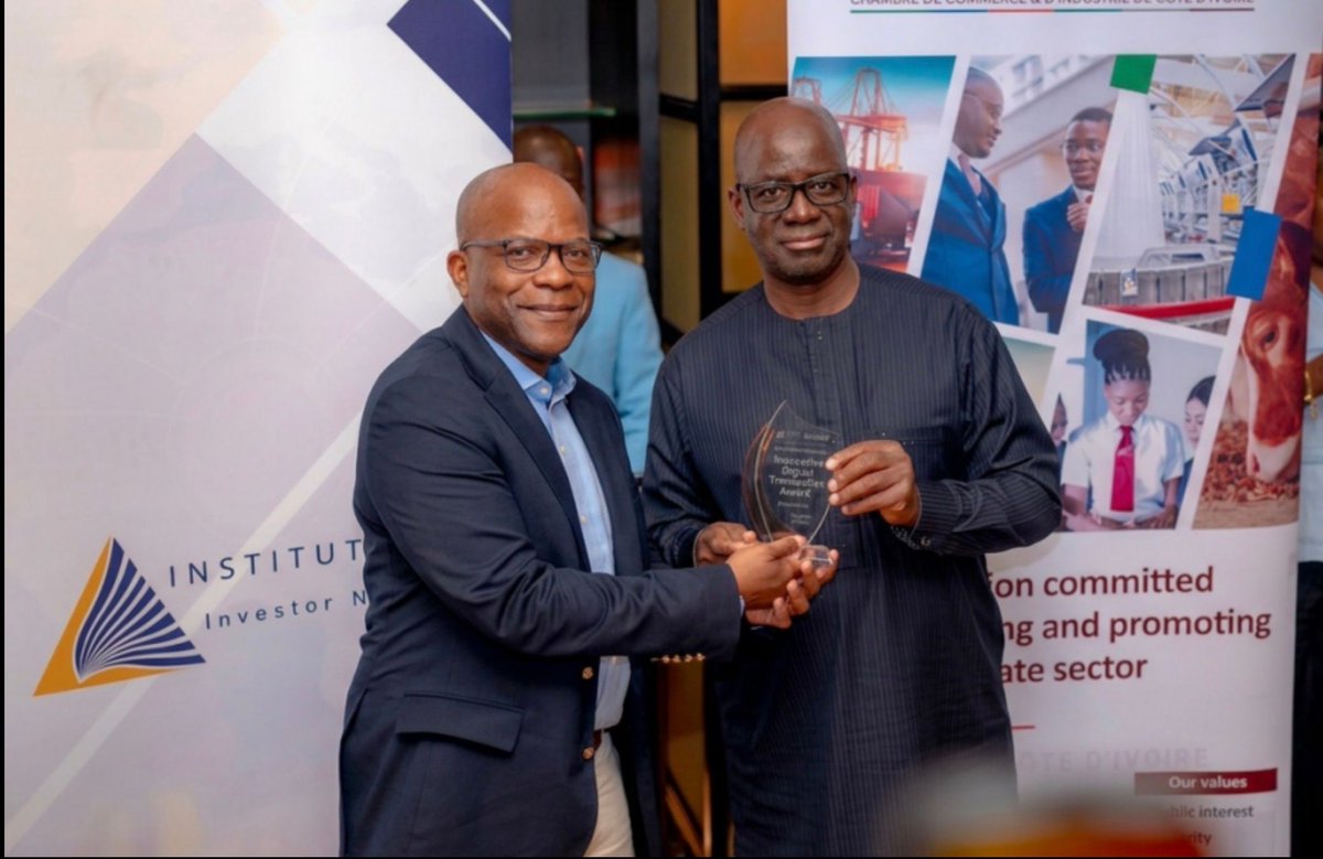 cybastion's tweet photo. Recognized with the Innovative Digital Transaction Award, Cybastion is advancing Côte d’Ivoire’s digital future through Digital Fast Track: an integrated approach combining cybersecurity, digital solutions, infrastructure, skills, and connectivity.
#DFT #Cybastion https://t.co/mLrjUtHVdb