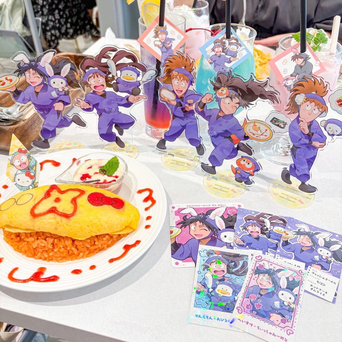 mk_09cfy's tweet photo. アモカフェ前半期間ありがとうございました.ᐟ.ᐟ
可愛い空間と美味しい料理で幸せすぎました⋆˙⟡
現地交換もありがとうございました˖ . ݁𝜗𝜚. ݁₊ https://t.co/Rplae3LFxh