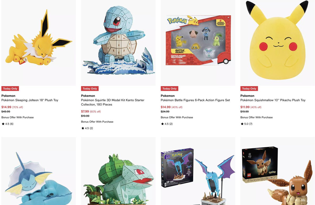 DealsByElden's tweet photo. #macysdeals #macyspartner #ad
SHOP UP TO 70% OFF POKEMON @ MACYS
>> https://t.co/UTm4VRIsSO https://t.co/sLoT2x9Ek4
