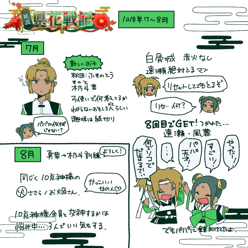 embq787529's tweet photo. 1018年7〜8月
#妖説県花戦記 https://t.co/Jq1nxnyoVa