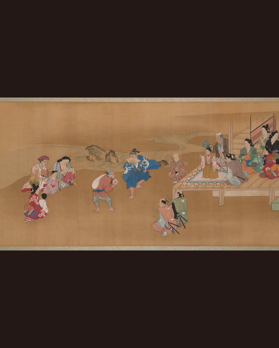 🗣️担当学芸員による作品解説 主役は若君⁈✨ ￣V￣ 菱川師宣が最晩年