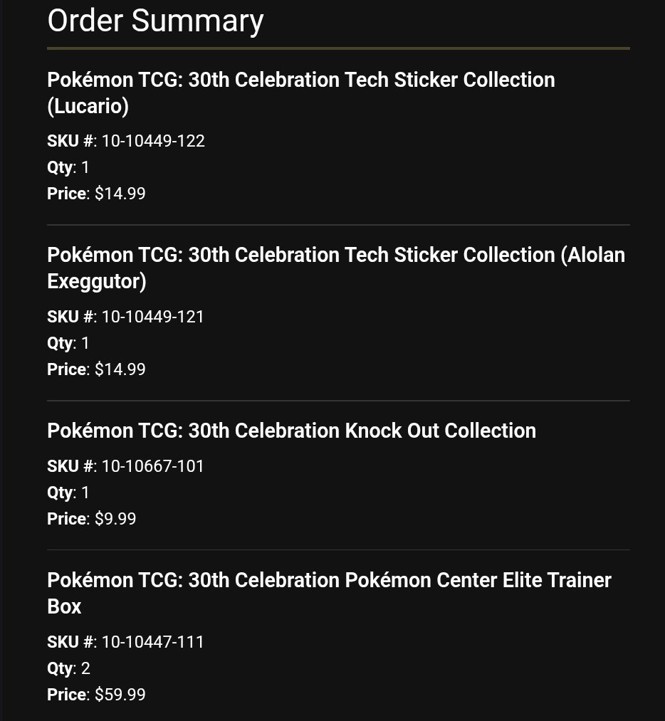 Colten_Lambo's tweet photo. @switchstock I was mad for 3 hours of getting reset. However, I was able to get everything about 4 minutes before the ETBs went out of stock. 🙏🙏 https://t.co/S9aZsI4SyF