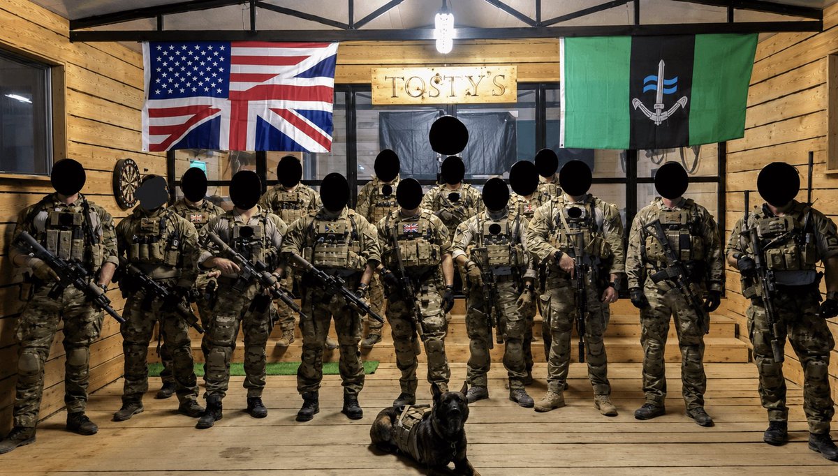 uncle_fury's tweet photo. SBS and DEVGRU Operators at 'Tostys' shack. MWD Kuno in the foreground.
Photo source: AER_Invis22 https://t.co/RFlyf2hNZ3