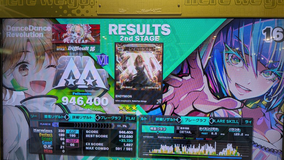 Plasmaleaf_PSk's tweet photo. MEGALOVANIA激 FLARE IXついたり
ENDYMION DSPなんでか繋がったりした(なおフレアゲージ🙃) https://t.co/BycNvaYFCa