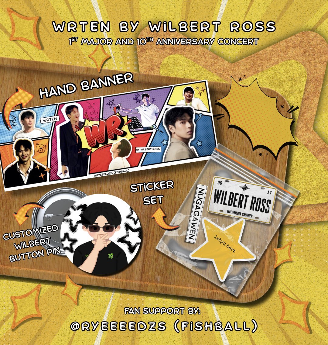 ryeeeedzs's tweet photo. wrten concert freebie comin’ thruuu ˙⋆✮⋆˚࿔

✮ comics handbanner 
(layout by: @kimmmy_wibi )

✮ sticker set
(layout by: @kimmmy_wibi )

✮ customized wilbert button pin

 ~ limited/ 1:1 only
 ~ day 1 &amp; 2

open for trades thru reply or dm wieee ˙⋆✮ https://t.co/uYcPrTqV6X
