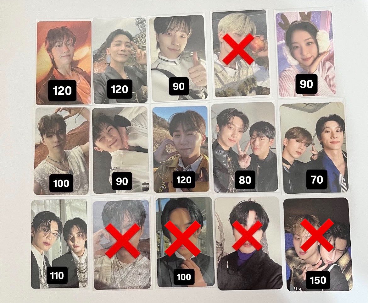 minchubbi's tweet photo. seventeen, monsta x, red velvet pc satış ✨  fiyatlarda yardımcı olurum 🤍
@seventeensatis @MXTradeTR @revetradetr https://t.co/XGMtBvCBVG