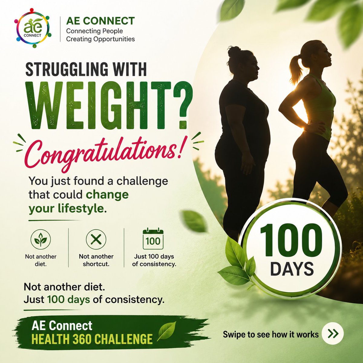 _aeconnect_'s tweet photo. 🌿 100 Days. One Decision. A Healthier You.

What if the next 100 days could transform your health, your habits, and even reward your consistency?
contact us: 85534 63261 https://t.co/OELRQtEJLC