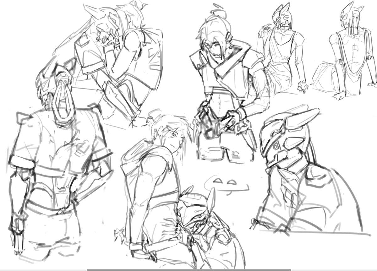 V0idparasite's tweet photo. Doodle dump before I go out https://t.co/CD8SaBfKJm