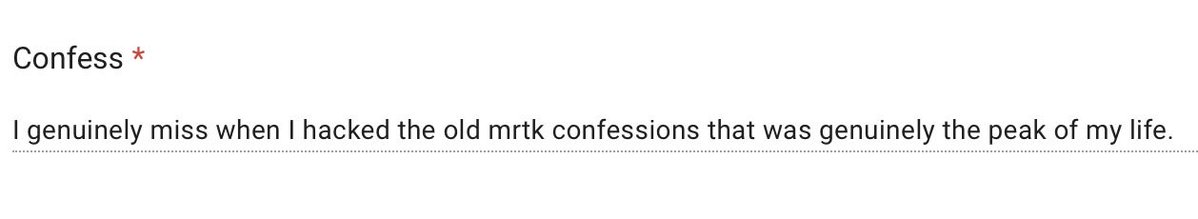 Mrtk_confess's tweet photo. From anon https://t.co/Btd4AASSqQ
