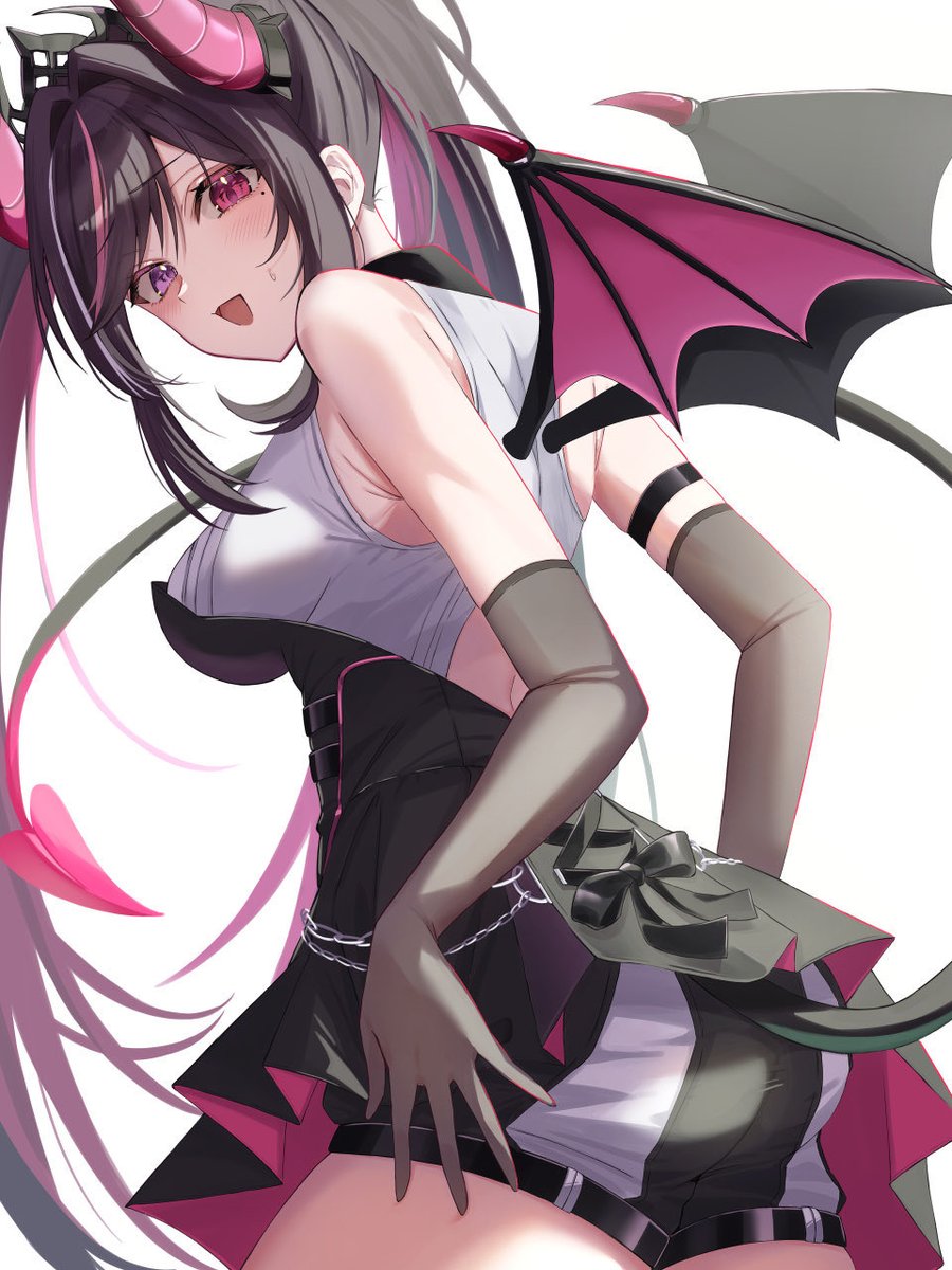 dodo_ddd_08's tweet photo. 「(尻尾の付け根は)メン限で見せてあげるね…？」
 #AZKiART https://t.co/JvMUsZKI9i