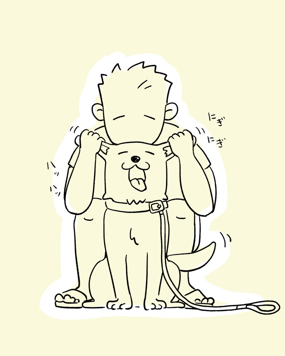 okakacafe's tweet photo. #illustration  #clipstudiopaint 
#イラスト #愛犬 https://t.co/g7wmv7WlTM