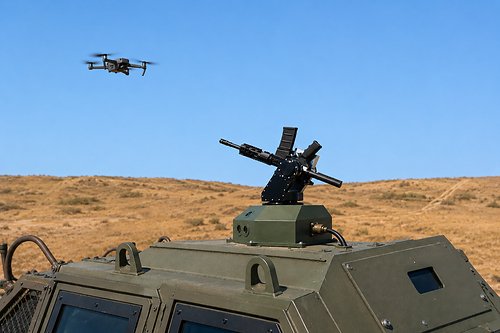 PRNewswireIL's tweet photo. #Axon #Vision Introduces #ForceField: an #Integrated #Compact End-to-End #Counter #UAS #Protection #Solution for #Maneuvering #Forces https://t.co/0jCOIz5fPA $AXN https://t.co/84qkrNuPtg