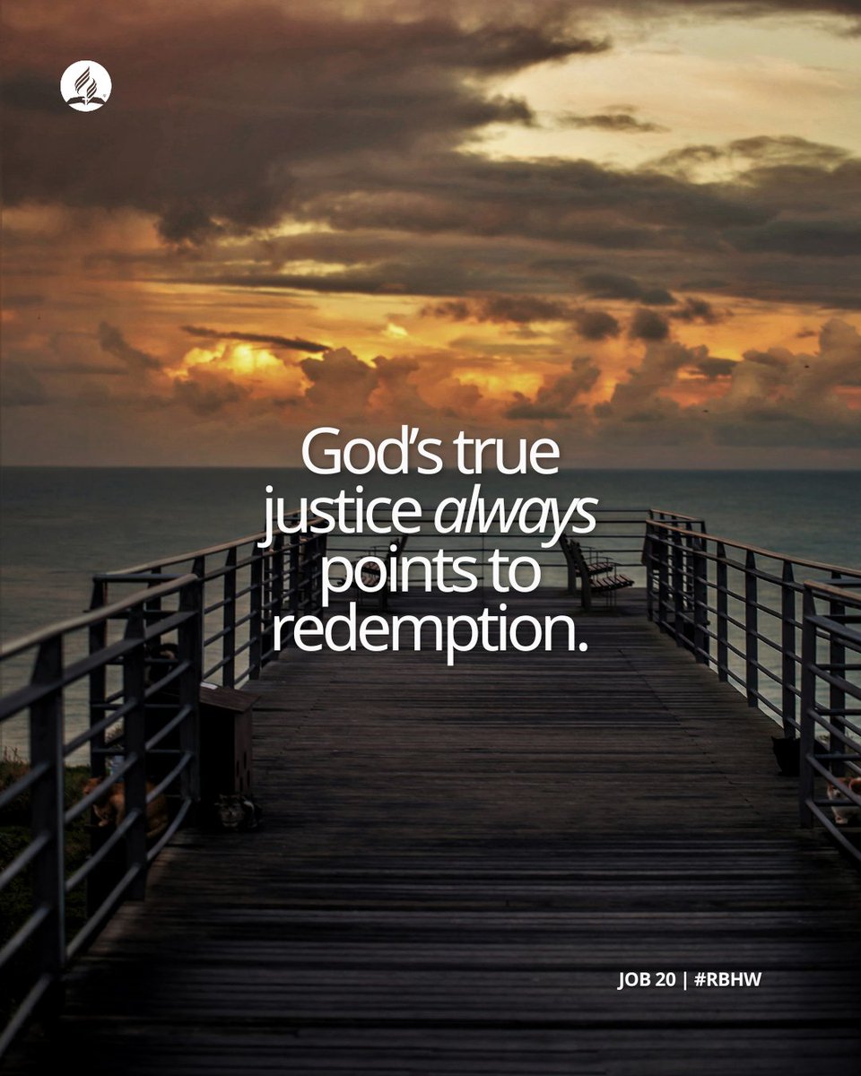 AdventistIAD's tweet photo. Job 20 reminds us not to reduce God to a vengeful judge. He will bring justice, but His desire is also to restore and save. Let us share His love and grace. #RBHW https://t.co/epRI5yuC2e