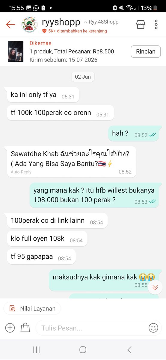 gfonjdpp's tweet photo. #thi SCAMMER!!! TOLONG SIAPAPUN YANG KENAL ORANG INI DM AKU , KRONOLOGI DI BAWAH !! https://t.co/iFRR6OmeK4