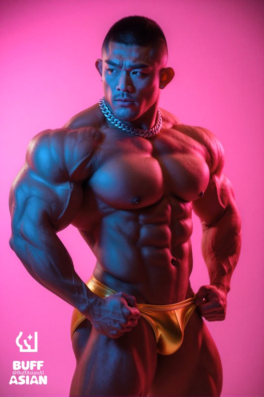 BuffAsianAI's tweet photo. Yok had an appointment at the photo studio.
You know where to find more and 4k versions 👑
#gayai #asianmuscle #thaimuscle #bodybuilder #aibodybuilder #aimuscle https://t.co/ZJORlKBg33