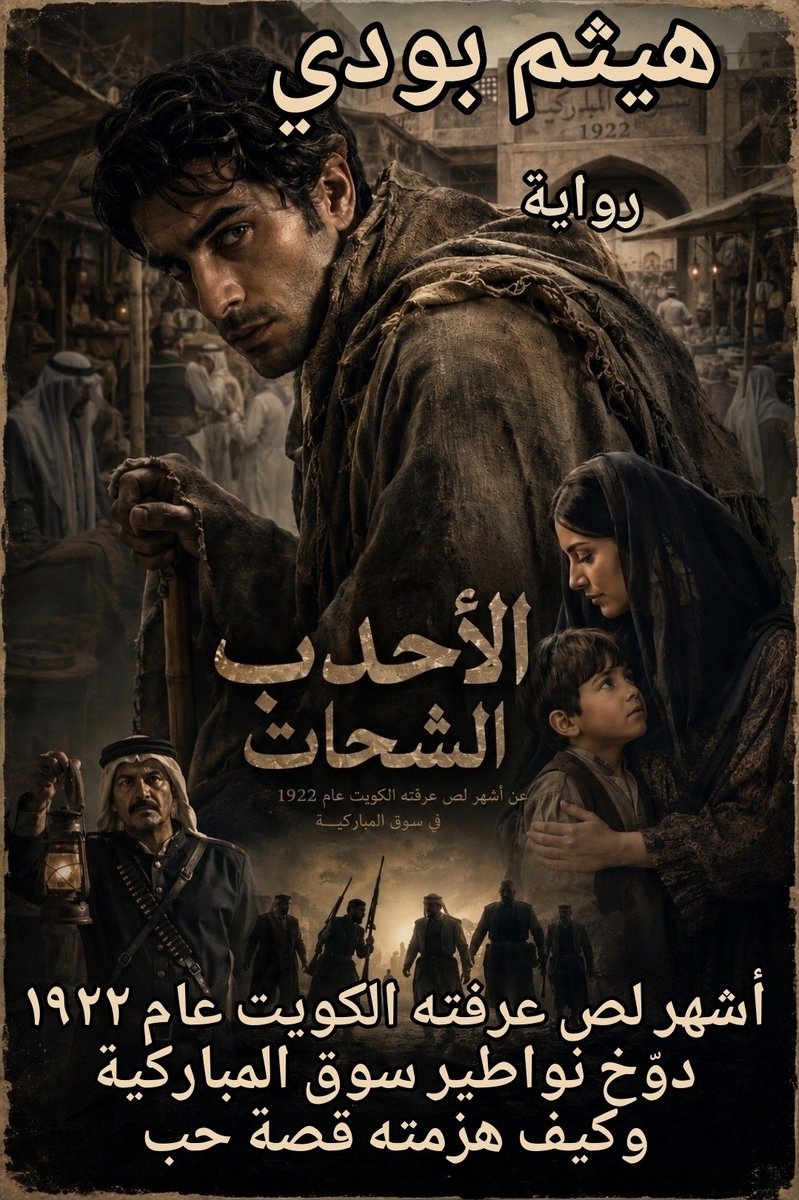HythamBoodai's tweet photo. @tadriuknow شكرا لكم مجلة تدري على نشر خبر الرواية وهذا هو غلاف الرواية القادمة ان شاءالله https://t.co/1vKlUE356Q
