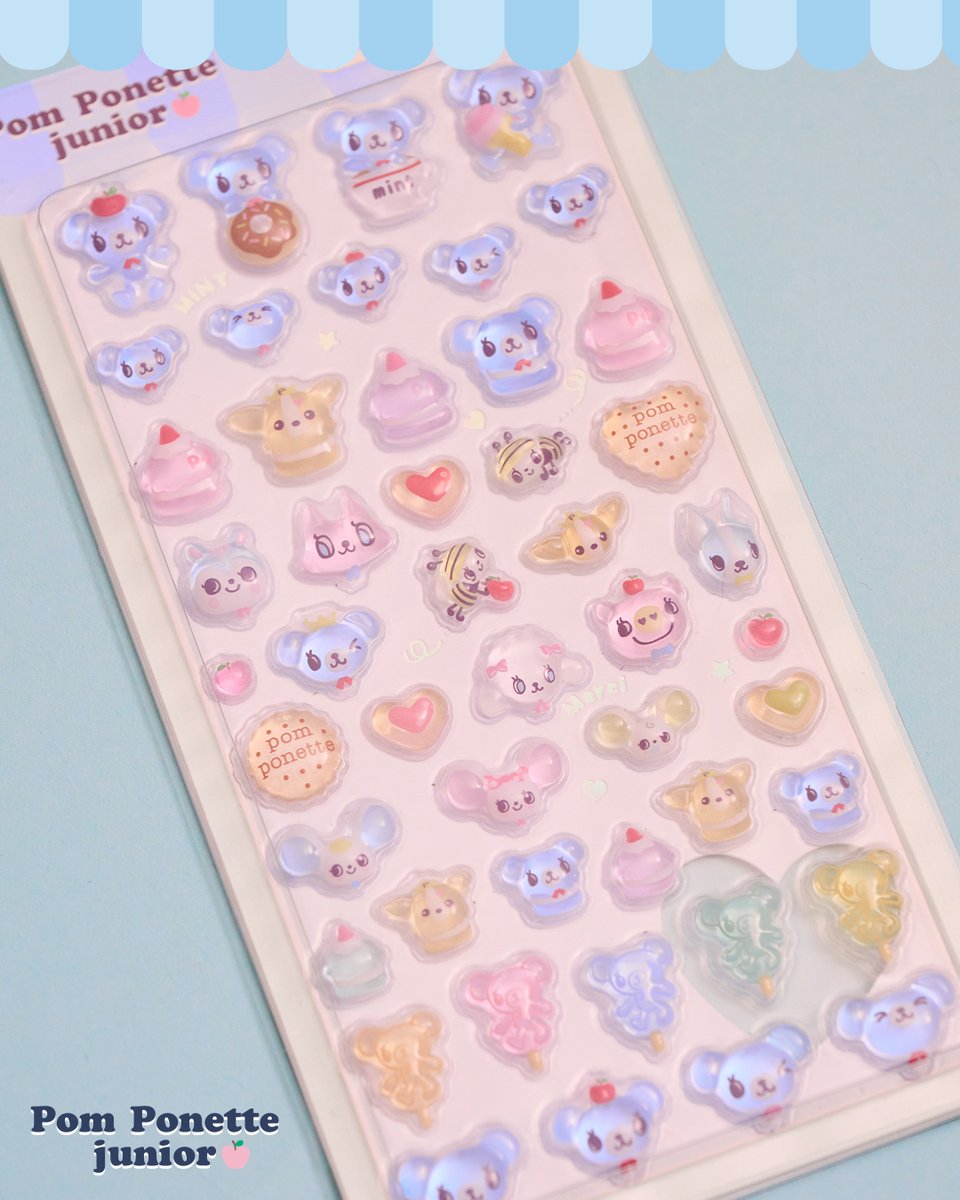 berriefan's tweet photo. ＼ 7/29(水) Release🫧／

ぷっくり×ちゅるん質感がかわいい
ベリエちゃん＆ミントくんの
『ちゅるんkawaiiシール』が登場🍓🍎

ちゅるんkawaii シール
￥880(税込)

▼詳しくはこちら
https://t.co/A6Ew0jN2L2

┈┈┈┈┈┈┈┈┈┈┈┈┈┈┈┈

📅 発売日
・店舗：7/29(水)
・ナルミヤオンライン：7/29(水)10:00～

📍販売場所
メゾピアノジュニア・ポンポネットジュニア全直営店／ナルミヤオンライン 
※NARUMIYA HAPPY PARK、ナルミヤキャラクターズPOP UP SHOPでのお取り扱いはございません。
※香林坊大和について、7/29(水)が百貨店の店休日のため、7/30(木)より販売いたします。

🎫発売初日7/29(水)のご入店について
発売初日7/29(水)は、混雑緩和のため、店舗によっては整理券配布またはWEB事前予約制でのご案内となります。
【事前入店WEB予約実施店舗】
■対象店舗
・新宿高島屋（先着）
・阪急うめだ本店（抽選）
・大阪高島屋（先着）
・西宮阪急（先着）
・京都高島屋 （先着）

■事前入店WEB予約開始日
7/20(月)
※店舗によって予約開始時間が異なります。詳しくは各店舗の公式HPをご確認ください。

┈┈┈┈┈┈┈┈┈┈┈┈┈┈┈┈

🌟販売時の注意事項  
①発売日前の【ご予約・お取り置き】は承っておりません。
②7/29(水)～8/2(日)は、【お一人様につき1アイテム・1色につき1点まで】のご購入とさせていただきます。 
③【お取り寄せ・お取り置きは不可】とさせていただきます。 
④【電話決済不可】とさせていただきます。 
⑤天候や生産状況により販売が一部延期になる可能性がございます。 
⑥【転売目的でのご購入】はお断りさせていただきます。 
⑦数に限りがございます。無くなり次第終了とさせていただきます。ご了承ください。 
⑧混雑時は整理券対応とさせていただく場合がございます。 

┈┈┈┈┈┈┈┈┈┈┈┈┈┈┈┈

#ナルミヤキャラクターズ #メゾピアノ #ベリエちゃん #ポンポネット #ミントくん #シール