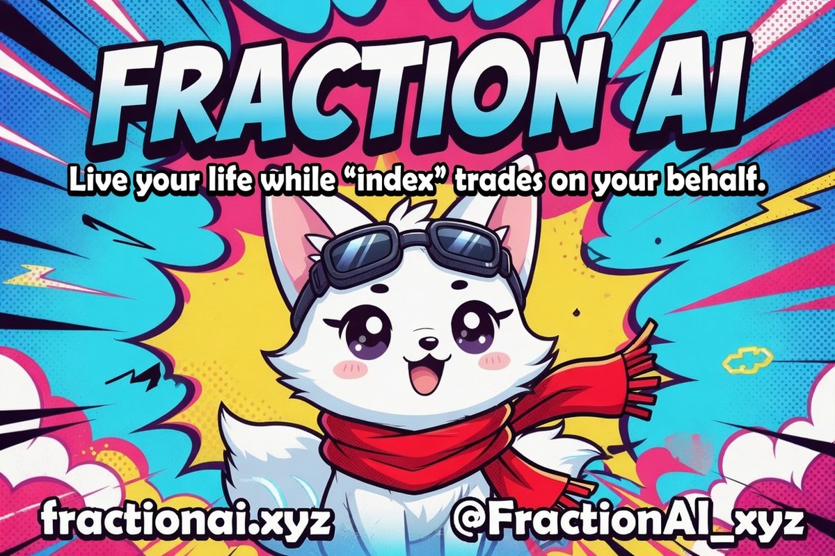 3271441w's tweet photo. Live your life while "index" trades on your behalf.

Imagine: you're no longer glued to the charts. You're not a victim of the market, nor its slave. You just live. And your Index - a smart, autonomous AI-agent - quietly and discipline dly works for you 24/7.

@FractionAI_xyz  has built what everyone has been waiting for: not just a bot, but a true digital partner that learns, adapts, and grows alongside the market.
Freedom. Peace of mind. A future where you are the master of your own time.
https://t.co/mMF3cb6WNb
Ready to take back your life?