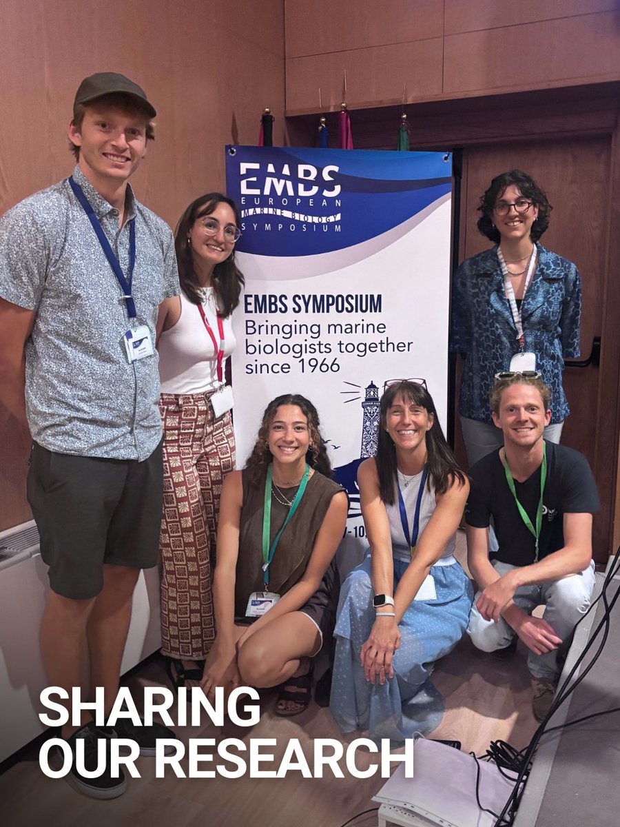 MARE_Madeira's tweet photo. Last week, 5 of our students took their posters and presentations to Peniche and participated in the European Marine Biology Symposium #EMBS!
We're proud to see the next generation at MARE-Madeira already leaving their mark on the scientific community! https://t.co/qgTS18pE9T