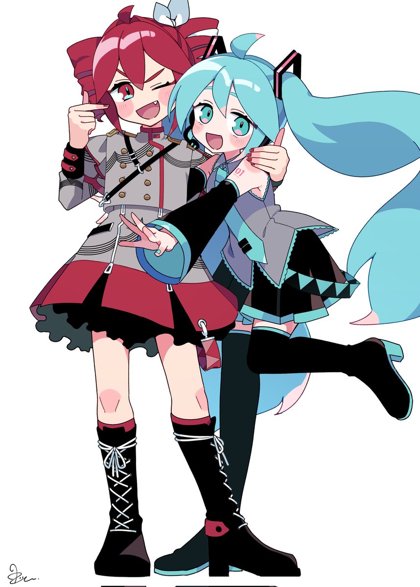 kusunokimizuha's tweet photo. めっちゃ仲良くあってほしい
#初音ミク #重音テト https://t.co/tEpU7jjaCK