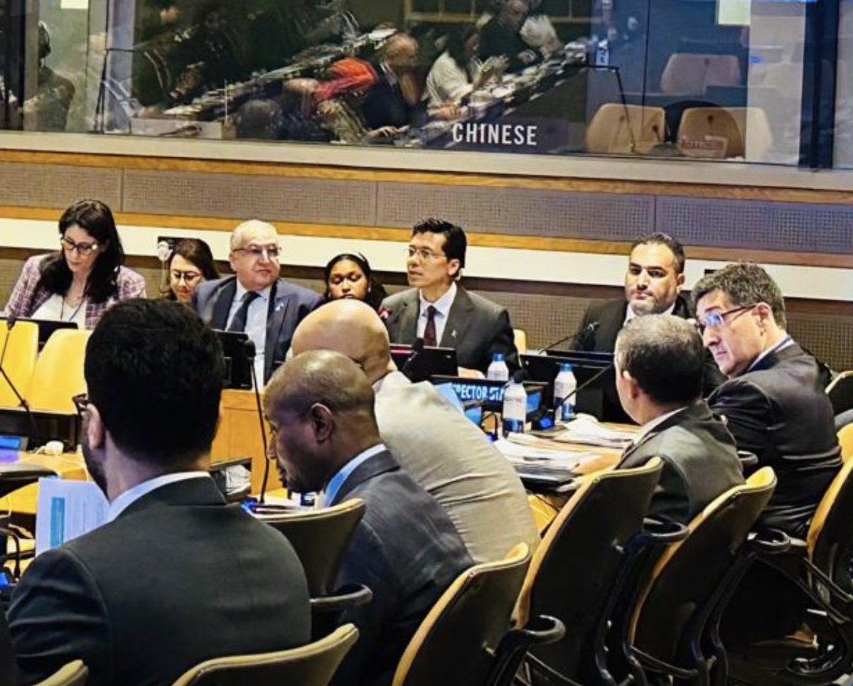 UNECOSOC's tweet photo. I participated in the #HLPF side event on the pivotal role of startups in advancing innovation and leveraging partnerships for sustainable water security. I stressed that innovation alone is never enough. One of our greatest challenges is not simply generating innovative ideas, but enabling them to scale so they deliver lasting impact for people and communities. Let us ensure that today’s dialogue helps turn innovation into implementation, partnerships into investment and promising ideas into solutions that improve lives and build a more water-secure future for all. #SDG6 #GlobalGoals #2030Agenda