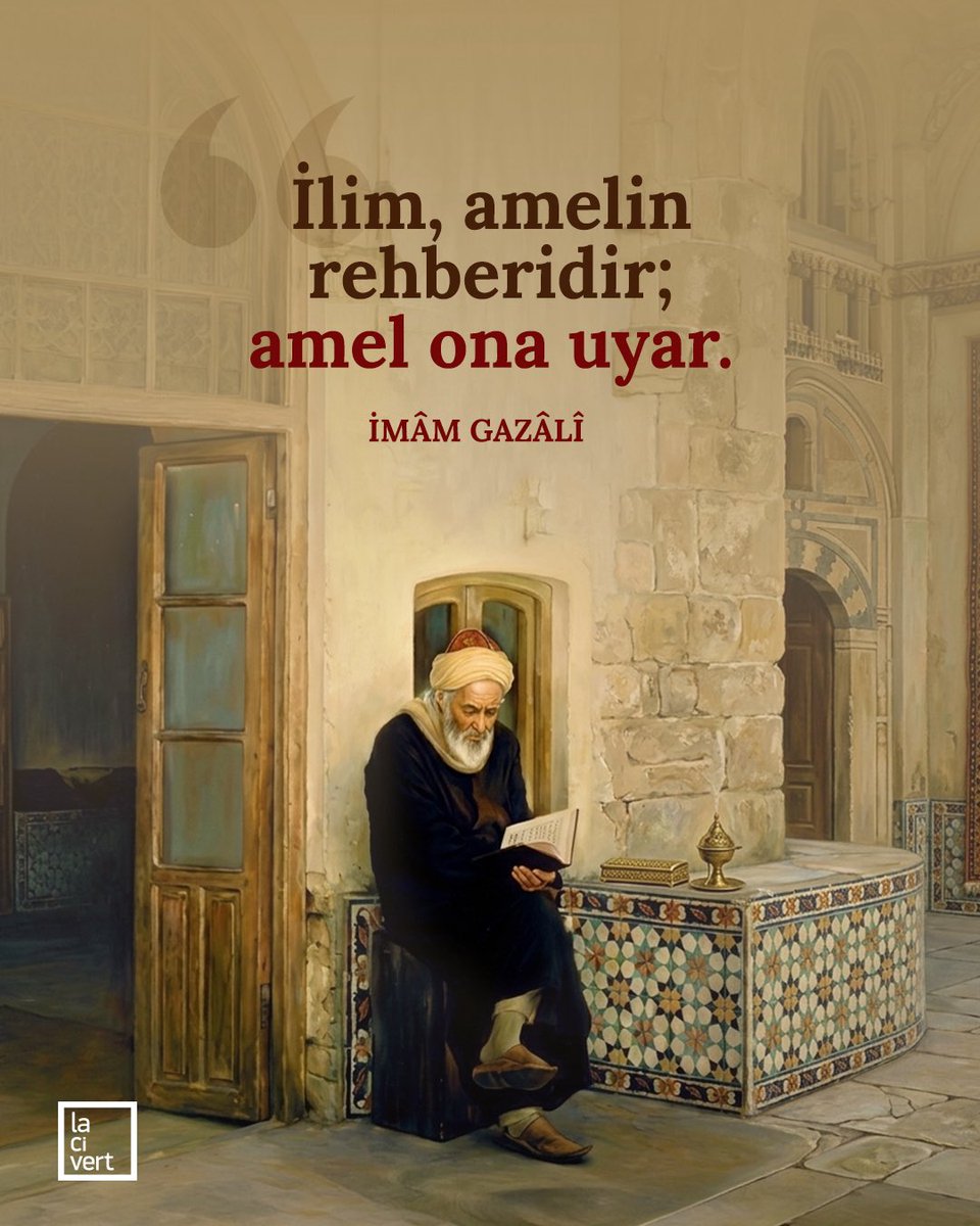 lacivert_dergi's tweet photo. Kendini bilmeyen, Rabbini nasıl bilsin ? 

Hüccetü’l-İslâm İmam Gazâlî’nin düşünce dünyasından; ilim, amel ve insanın kendini bilmesi üzerine nasihatler.

Kaydırın 👉🏻

Siz en çok hangi söz üzerinde durdunuz?

#İmamGazâlî #LacivertDergi https://t.co/jK5H0DqREX