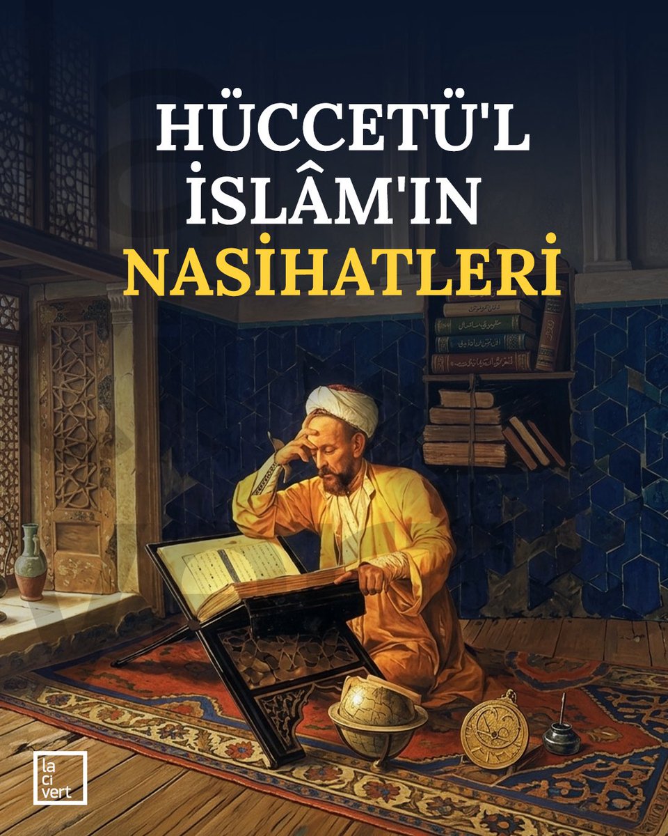 lacivert_dergi's tweet photo. Kendini bilmeyen, Rabbini nasıl bilsin ? 

Hüccetü’l-İslâm İmam Gazâlî’nin düşünce dünyasından; ilim, amel ve insanın kendini bilmesi üzerine nasihatler.

Kaydırın 👉🏻

Siz en çok hangi söz üzerinde durdunuz?

#İmamGazâlî #LacivertDergi https://t.co/jK5H0DqREX