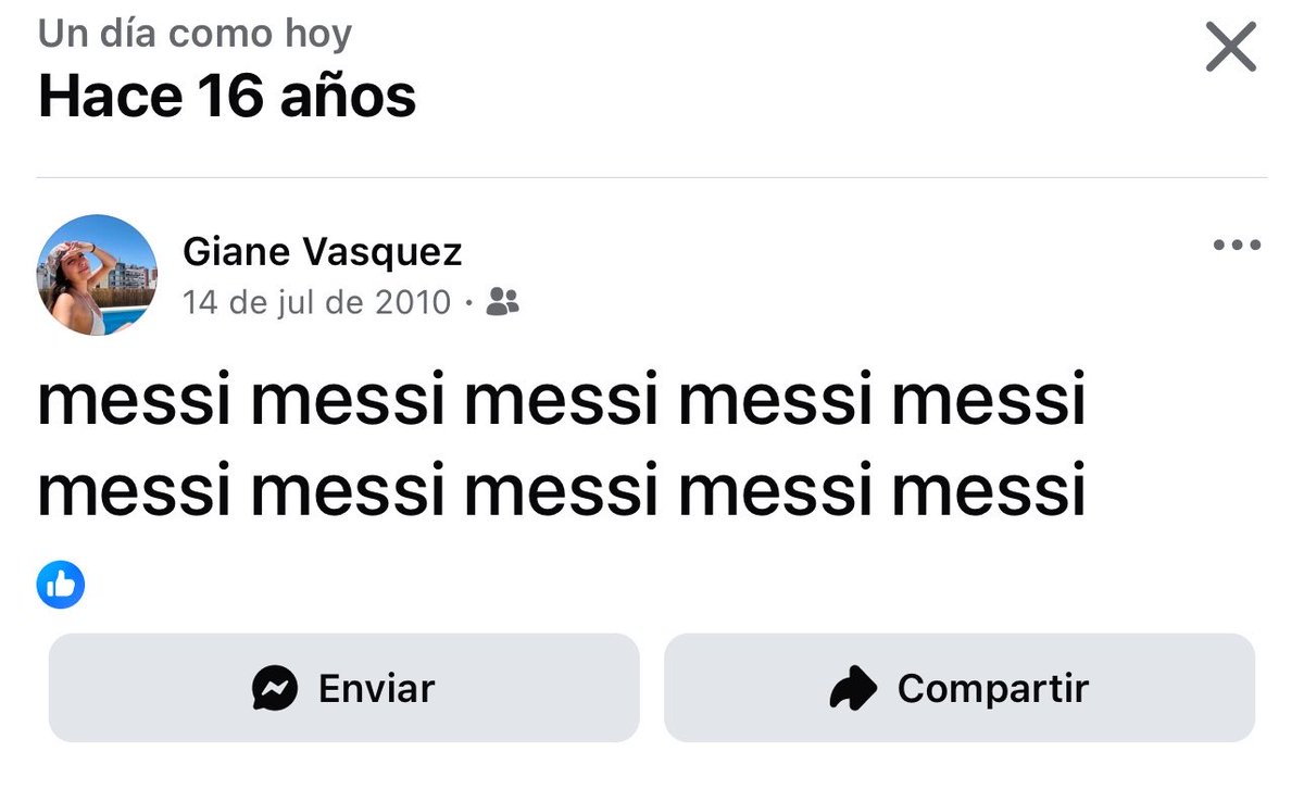 gianevas's tweet photo. Toda mi vida fue siempre él #messi 🥺 ahora con las emociones más calmadas… no estoy lista. #Argentina https://t.co/C00LHV0XkN